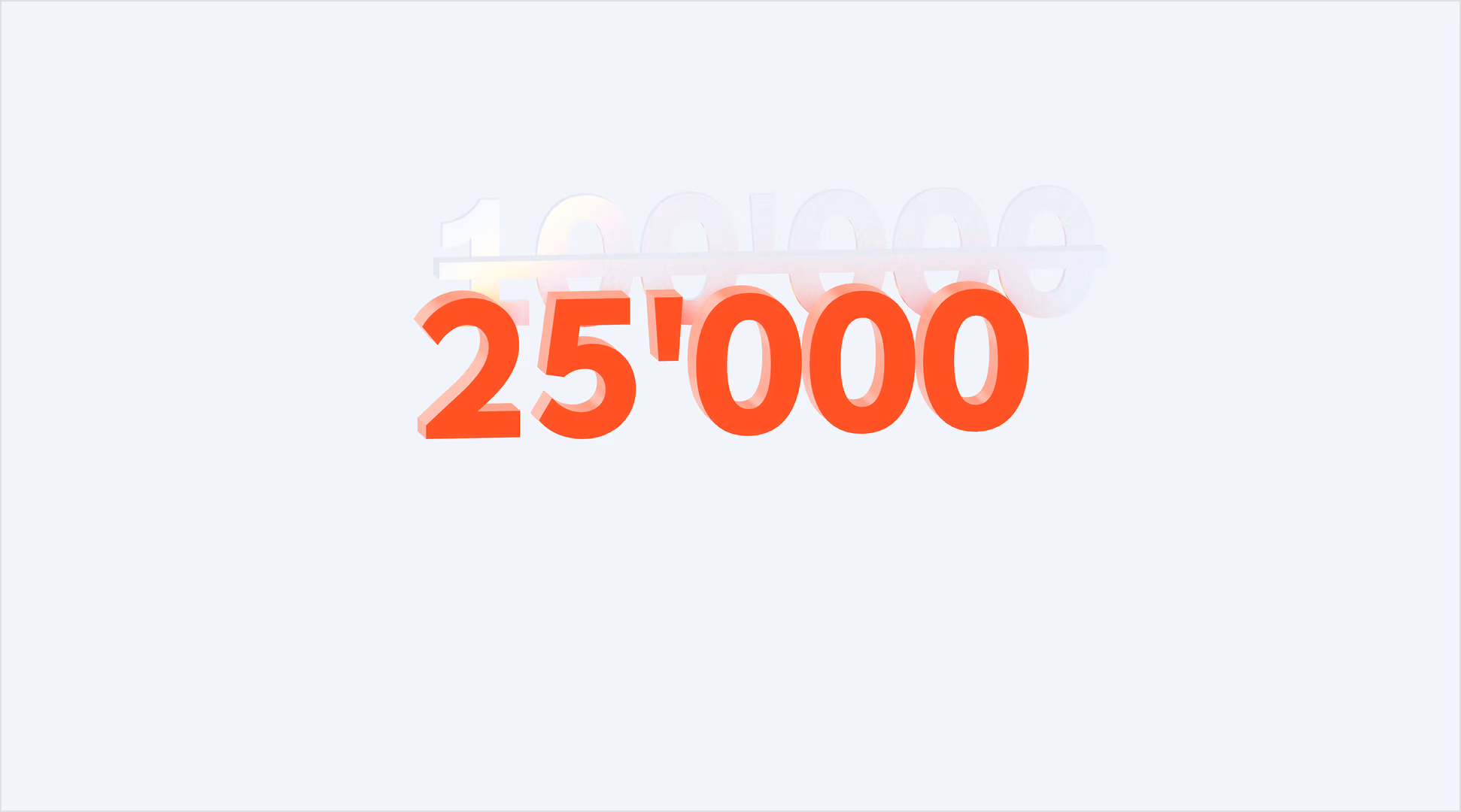 EUR 25000 instead of EUR 100000