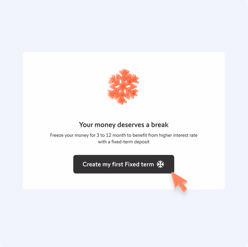 Client requests a fixed term deposit directly on the new “plan” section of ePrimebroker Private Equity managementing