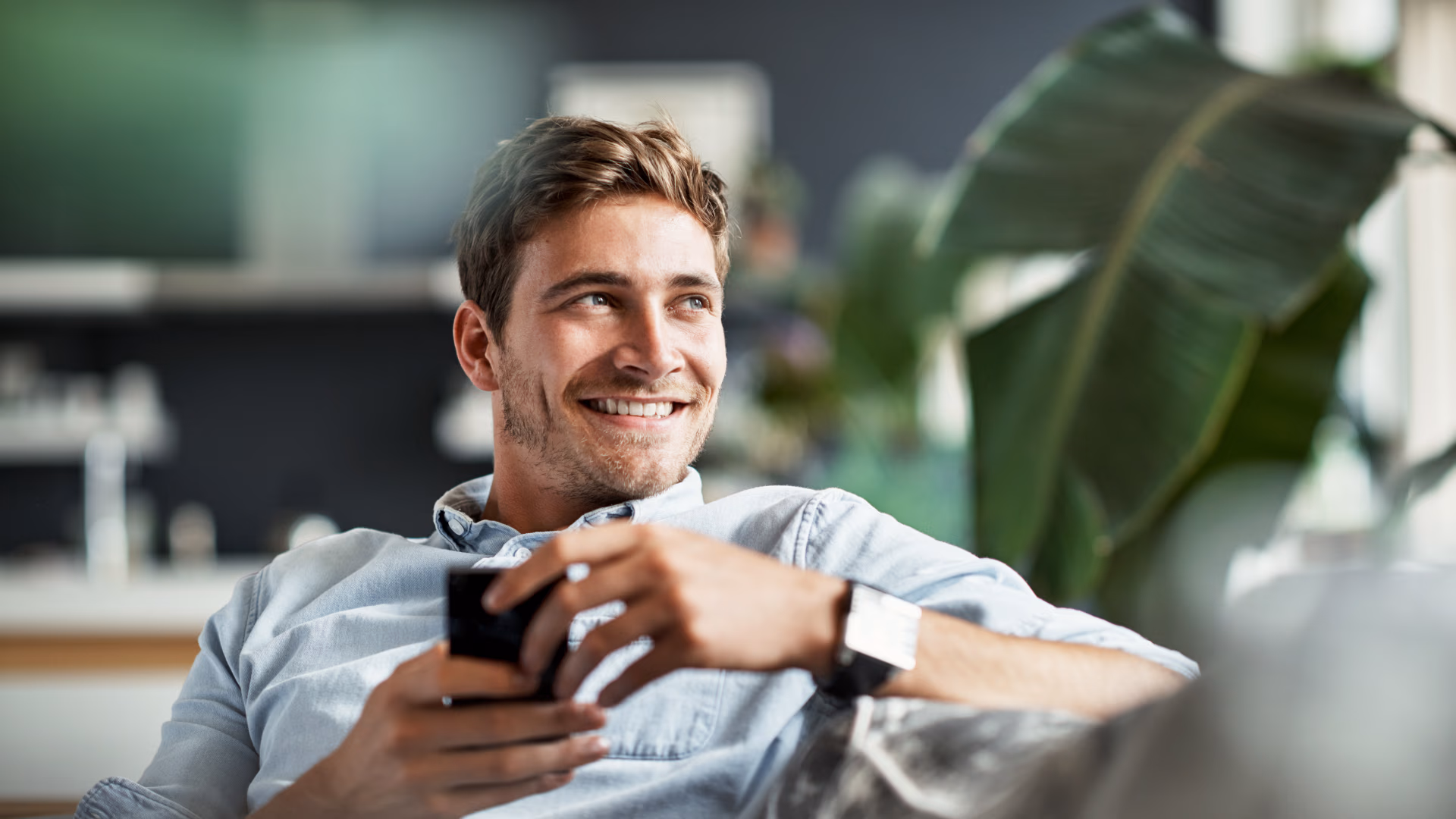 A man in contact with customer care 