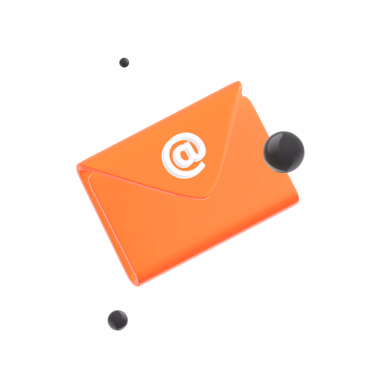 Enveloppe with an "@" symbol on the back